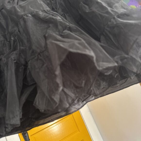 Black Nylon 24W Petticoat Dress Slip Square Dance Tutu Hannah Nikole - Picture 5 of 5